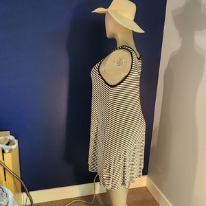 Jersey Sleeveless Swing Dress